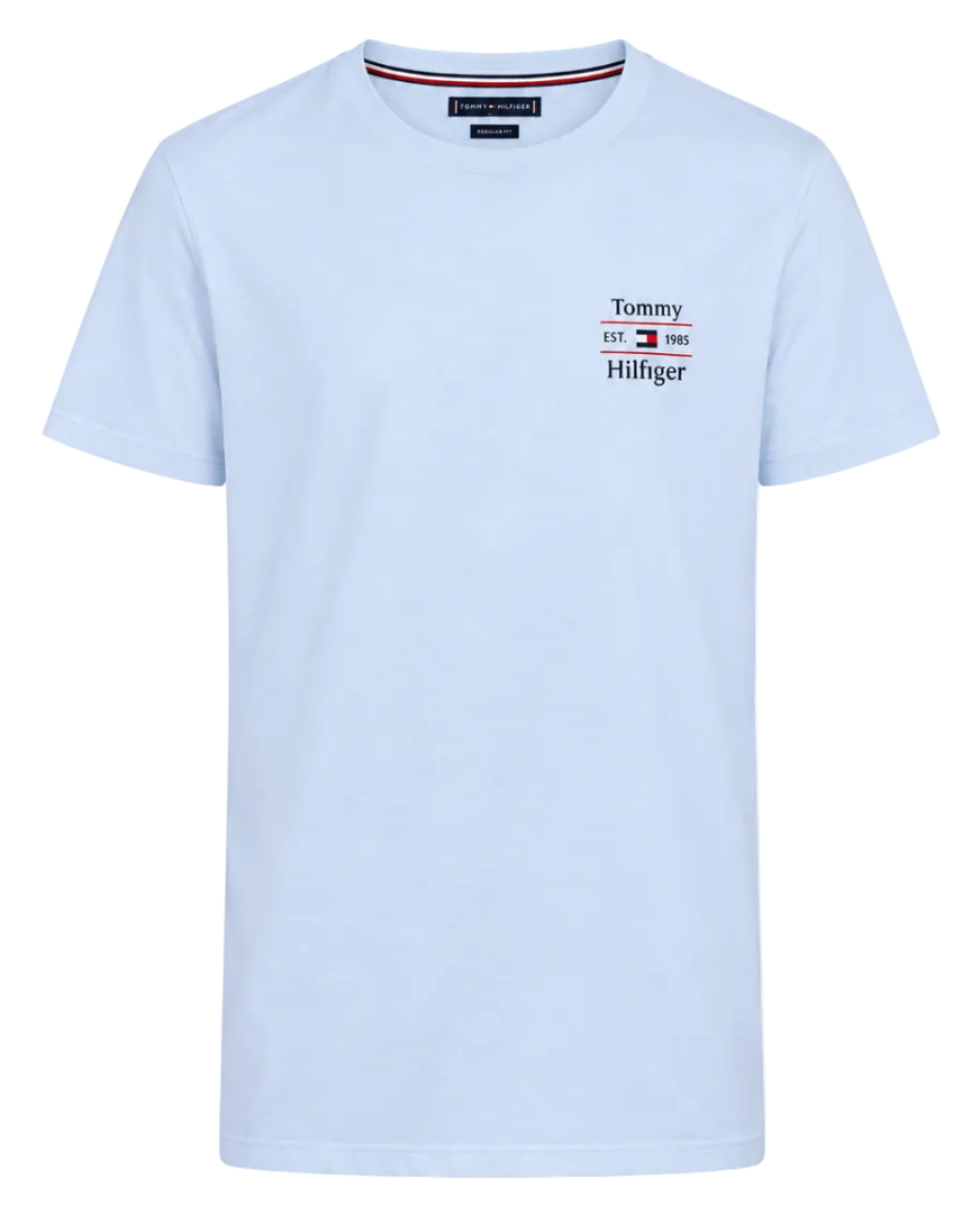 Colour: Breezy Sky | Light blue Tommy Hilfiger T-shirt product only