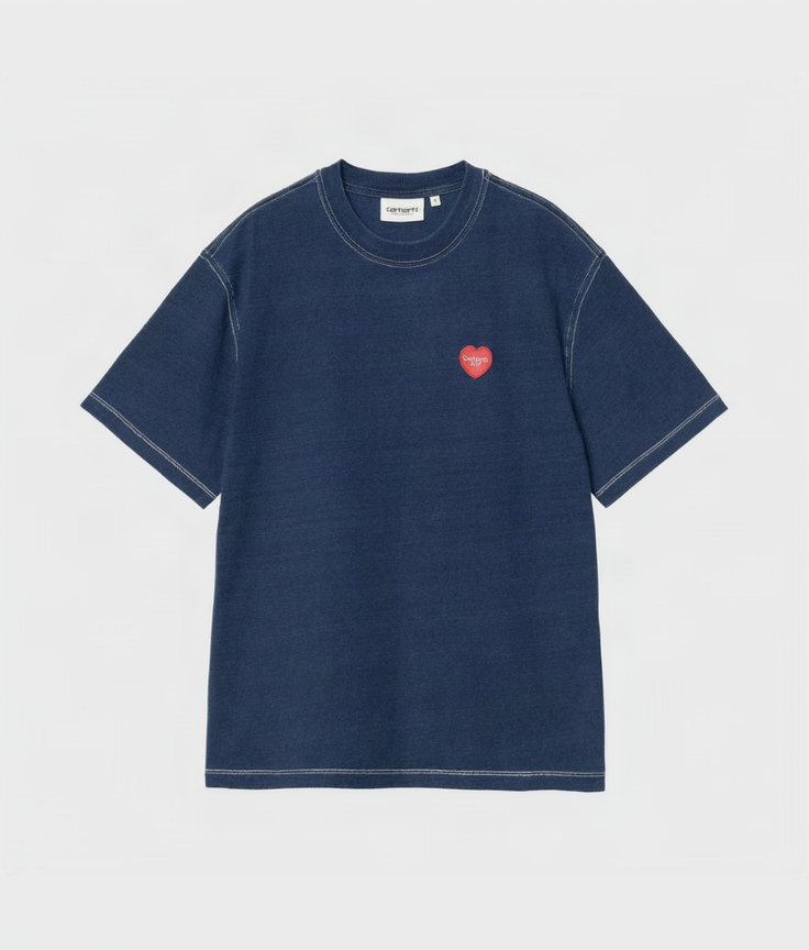 Dark Blue – Carhartt WIP Ingo T-shirt product only Colour: Dark Blue