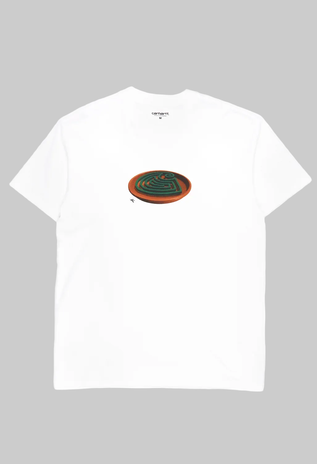 Carhartt WIP Spiral T-shirt white front Colour: Off White