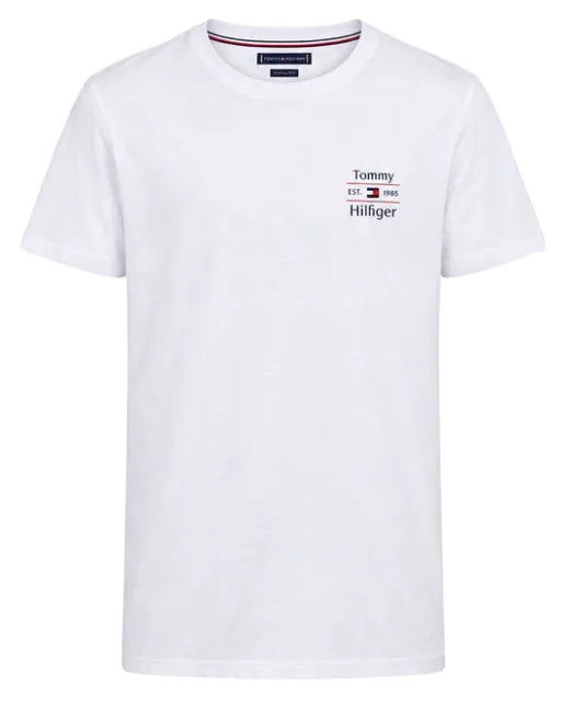 Ex Tommy Hilfiger Strack Standard Fit T-Shirt white - product only Colour: White