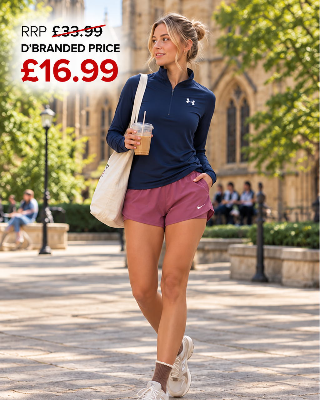 Under Armour ladies navy quarter zip RRP £33.99 D’BRANDED £16.99 Colour: Navy